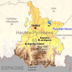 Localisation Puydarrieux