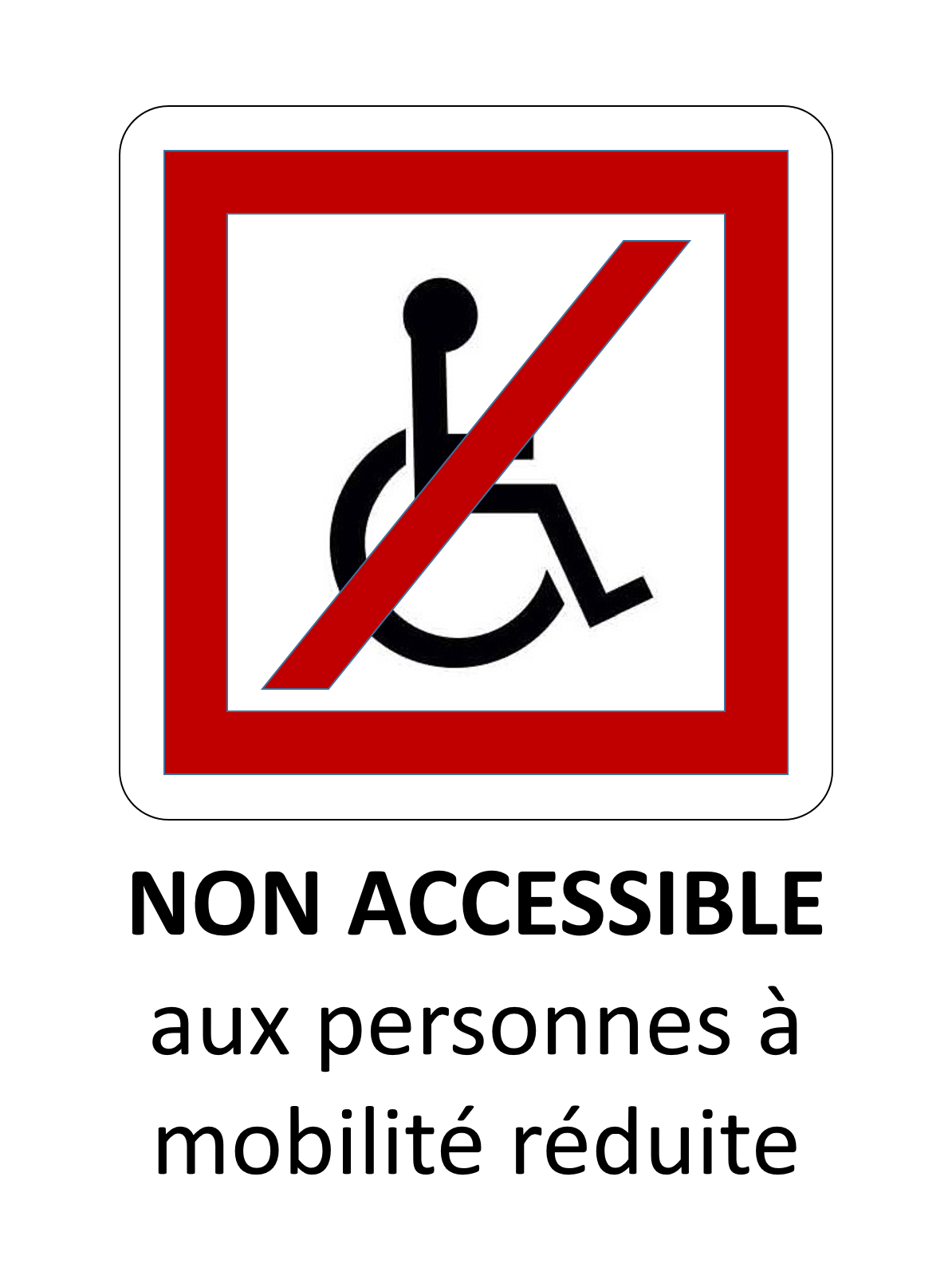 non accessible pmr